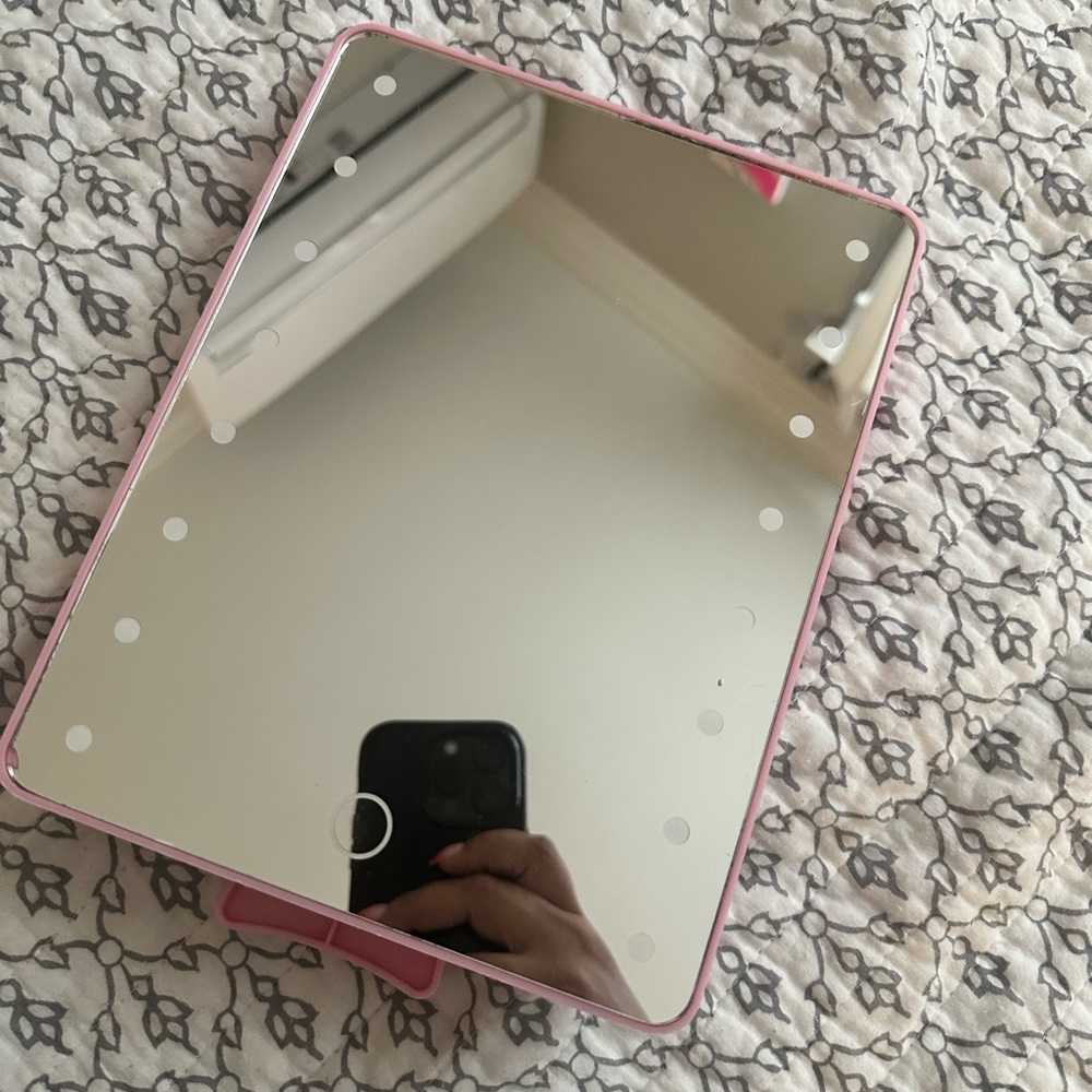 Pink LED Vanity Mirror